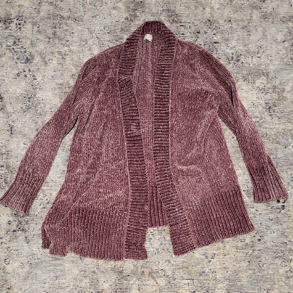 Women's Ribbed Knit Cardigan Sweater